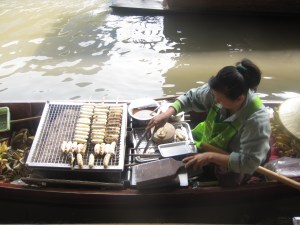 Some grilled bananas, way too expensive but good