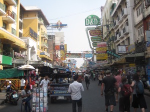 Khao San road in the day