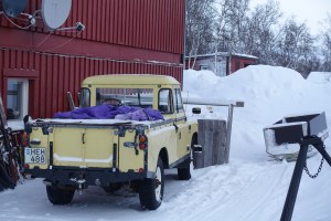 An ancient Land Rover