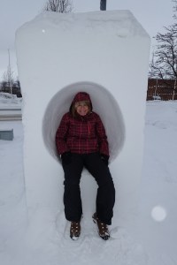 In a park in Kiruna