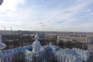 Small power plants dot the skyline. There are a ton of power plants located within the city 