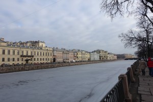There are canals with 1800s buildings all over the historic center of town