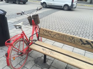 Bikes!!!! SPB had a few bikes, but I don't think it is the safest city for riding them