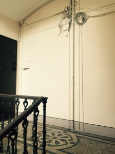 Landing outside the hostel