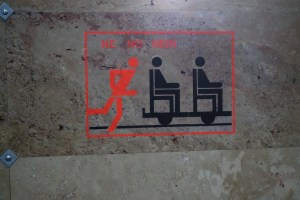 I am not sure what this sign meant, but I tried to emulate it