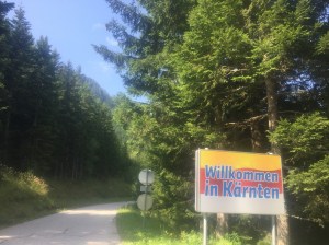 Welcome to Austria, you get to go downhill now