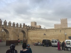 The outer wall of the medina